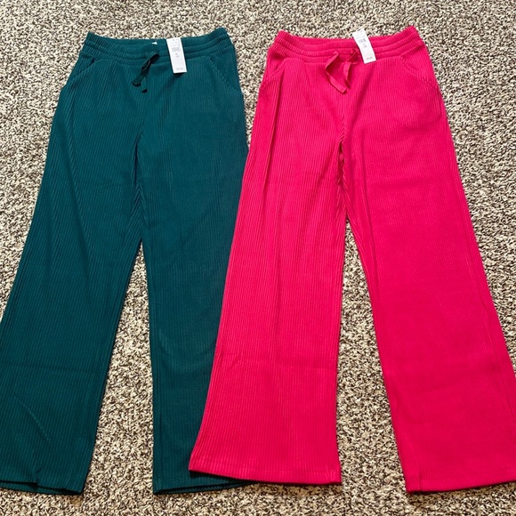 GAP Other - 🆕 Gap Kids 2 Pairs Comfy Drawstring Pants Green & Pink